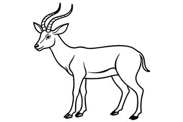 Wild Markhor Vector
