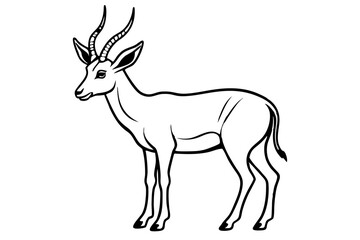 Wild Markhor Vector