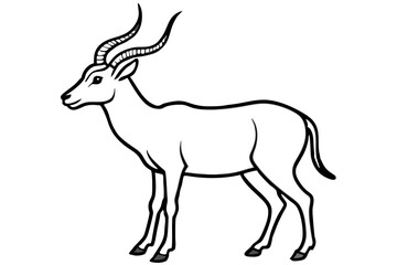 Wild Markhor Vector