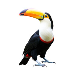 toucan bird isolated on transparent background