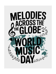 Vector Illustration for World Music Day – Multicultural Music Concept Design