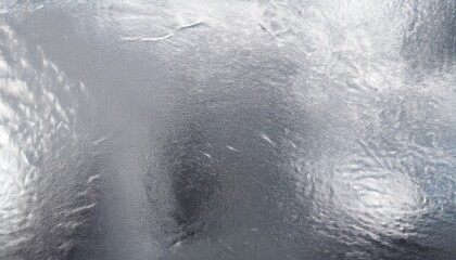 silver foil with frosted glass texture shiny and glossy glitter background for fabric surface pattern print art design