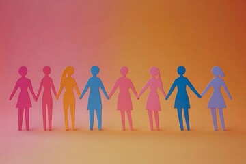 Diverse Women Teamwork Celebration