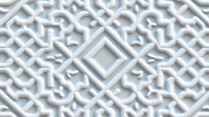 White background with a pattern of squares and triangles. The squares are larger than the triangles. The squares are arranged in a way that they overlap each other