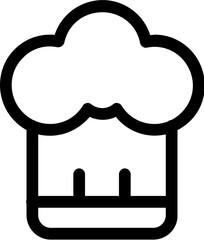 Chef hat vector icon. cooking hat icon