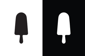 Ice-creams vector icon design vector on White Background ,Vector Art Illustration on white background.	