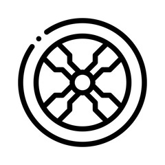 tire line icon