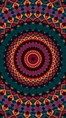 Fototapeta premium mandala motif design, kaleidoscope motif, mandala pattern, kaleidoscope pattern, wallpaper, mandala, kaleidoscope. HD