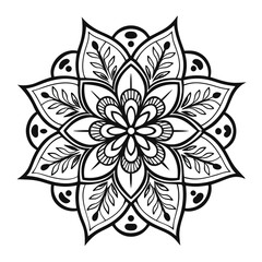 Colorful Floral Vector Design &mdash; Seamless Flower and Leaf Pattern for Nature-Inspired Art, Cards, and Summer Decorations