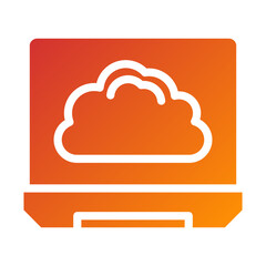 Vector Design Laptop Icon Style