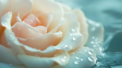 Fototapeta premium Ultra-HD Soft Natural Light Bokeh Background with Pastel Green, Cream, and Rose Tones for a Calm, Serene, and Harmonious Mood