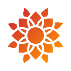 Vector Design Flowers Icon Style