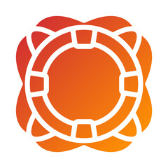Vector Design Lifebuoy Icon Style
