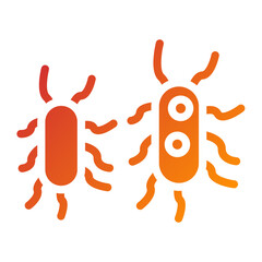 Bacteria Icon Style