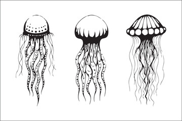 Jellyfish Silhouette SVG – Ocean Animal Vector for Cricut, Crafts & Stickers

Elegant Jellyfish SVG – Underwater Sea Creature Clipart for DIY Projects

Jellyfish Vector Bundle | Marine Life Silhouette