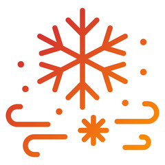 Cold Wave Icon Style