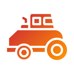 Road Roller Icon Style