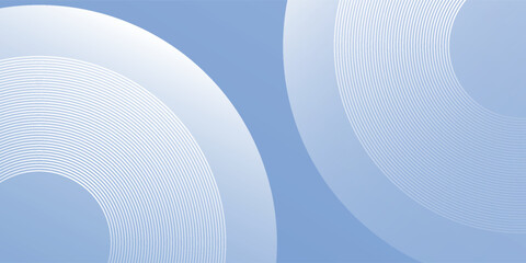 Fototapeta premium Modern background blue with circle elements. Digital technology abstract