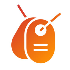 Army Dog Tag Icon Style