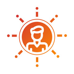 Web Affiliate Marketing Icon Style