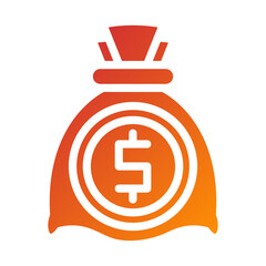 Money Bag Icon Style