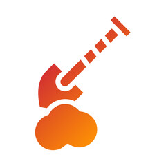 Shovel Icon Style