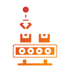 Food Conveyor Icon Style