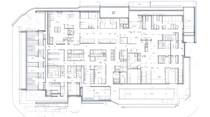 Modern urban building blueprint design with architectural layout high resolution picture