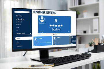 Customer experience and review analysis by brisk computer software for corporate business