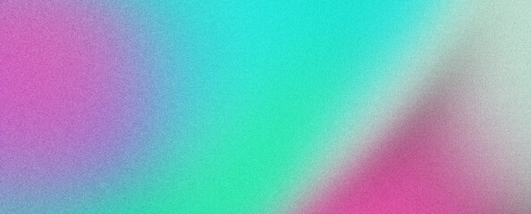 Grainy pastel gradient background, purple blue pink green noise texture ideal for banner header cover or poster backdrop design