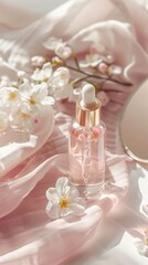 Trendy wellness concept image featuring antioxidant Q10 skincare formula