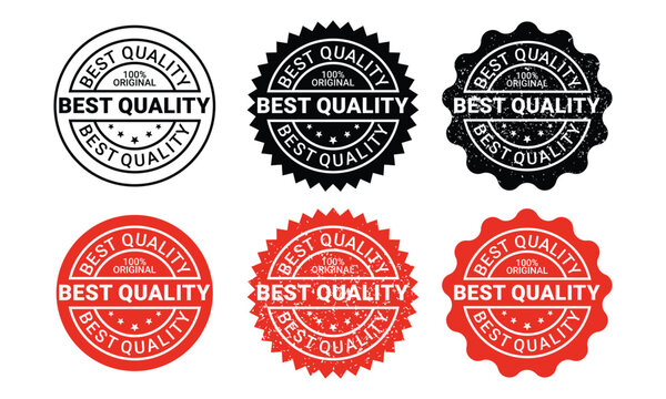 Best quality product label badge grunge stamp design. Vector Grunge Rubber stamp template
