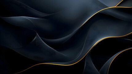 Obraz premium Abstract Dark Black And Gold Design Background