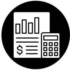 Income Statement  Icon Element For Design	