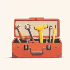 toolbox with tools