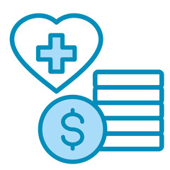 Fototapeta premium Financial Health Icon Element For Design 