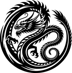 tattoo, vector, dragon, animal, illustration, tribal, symbol, black, silhouette, art, head, design, cartoon, bird, sign, nature, wild, monster, logo, tiger, lion, wolf, teeth, mascot, wildlife