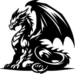 tattoo, vector, dragon, animal, illustration, tribal, symbol, black, silhouette, art, head, design, cartoon, bird, sign, nature, wild, monster, logo, tiger, lion, wolf, teeth, mascot, wildlife