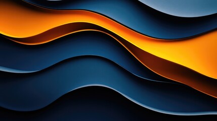 Colored Paper Wave Close Up