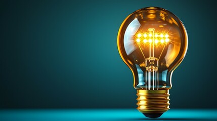 Consulting and Strategy Solutions Wooden Cubes with Light Bulb on Hand Icon Against Elegant Grey Background