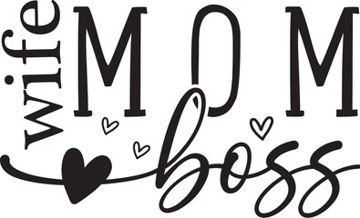 mom svg design cut files