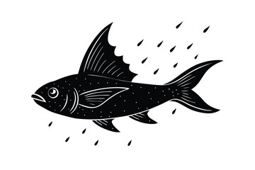 Fototapeta premium a salmon defies the current what s its secret 