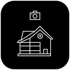 hospital camera icon design