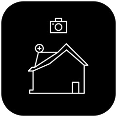 hospital camera icon design