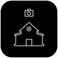 hospital camera icon design