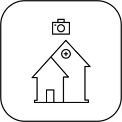 hospital camera icon design