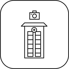 hospital camera icon design