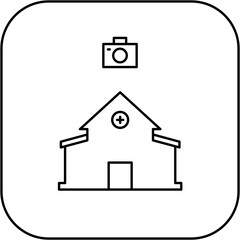 hospital camera icon design