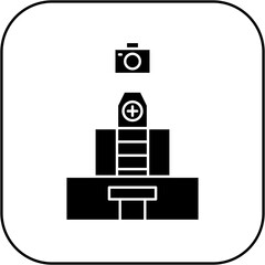 hospital camera icon design