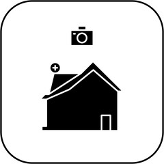 hospital camera icon design